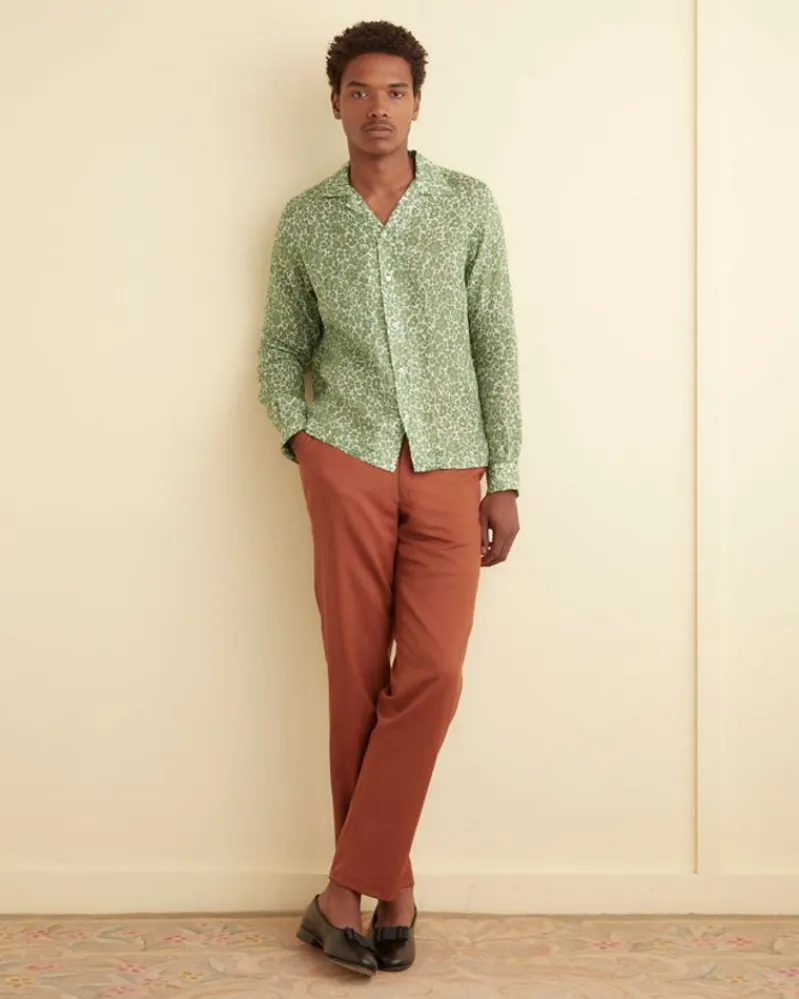 Shirts<BODE Meadow Long Sleeve Shirt Green