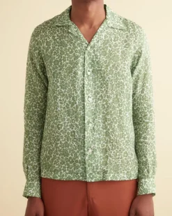 Shirts<BODE Meadow Long Sleeve Shirt Green