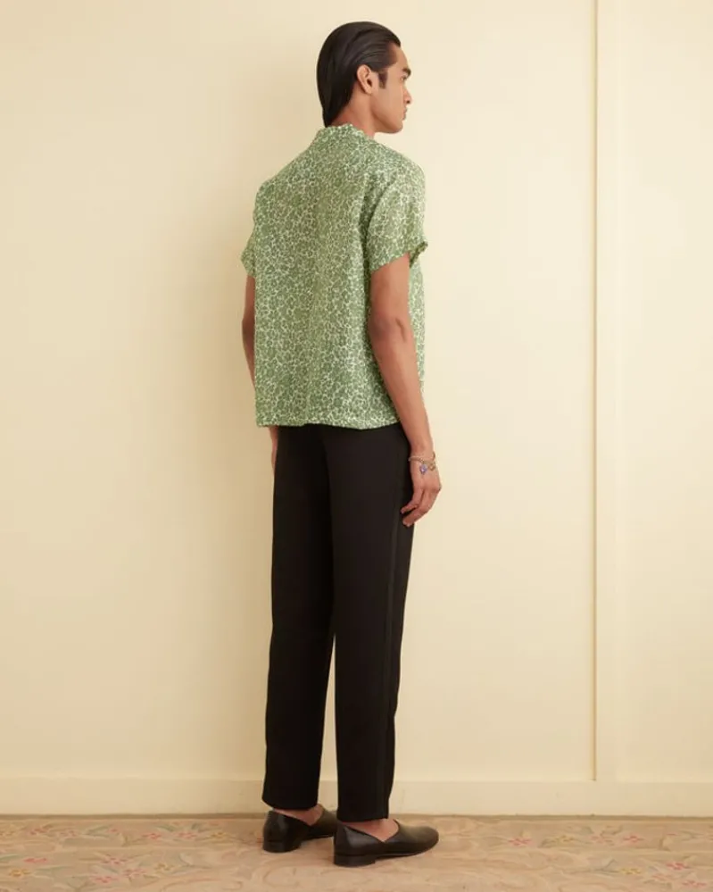 Shirts<BODE Meadow Short Sleeve Shirt Green