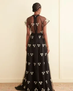 Dresses<BODE Mesh Daisy Dress Black