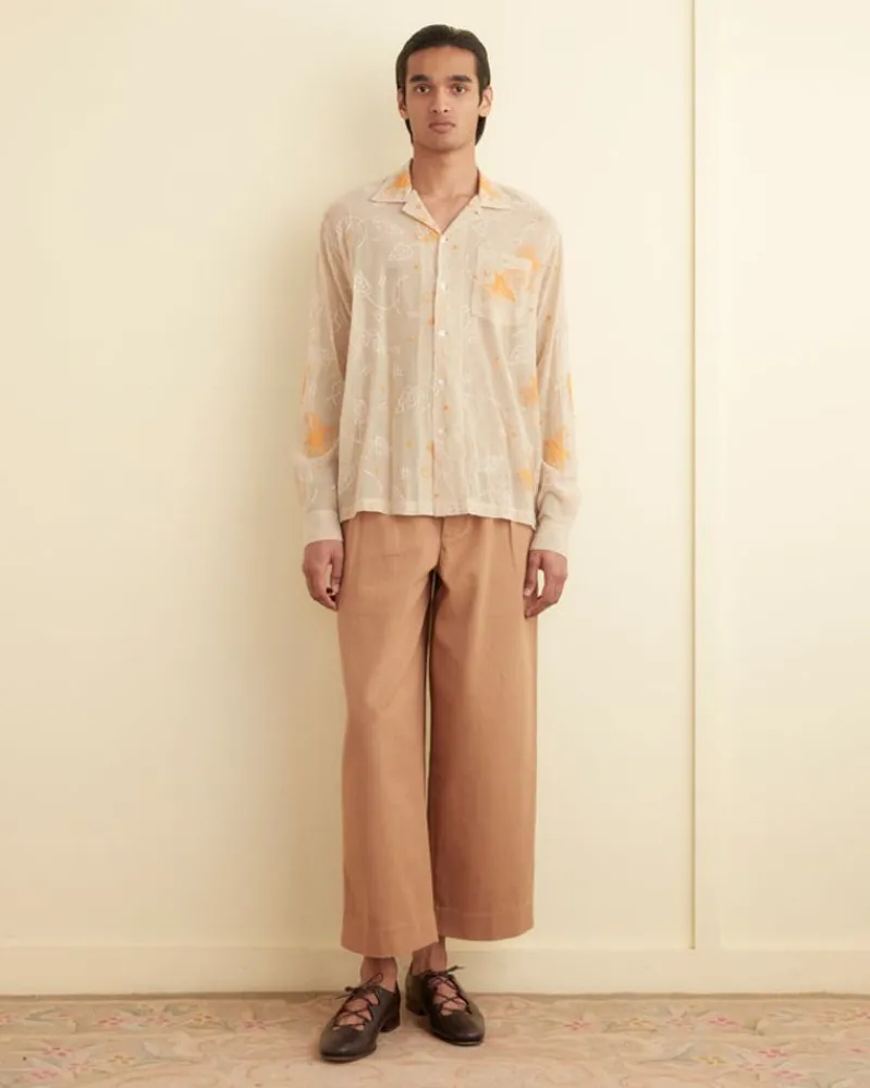 Shirts<BODE Mesh Lilium Long Sleeve Shirt