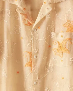 Shirts<BODE Mesh Lilium Short Sleeve Shirt
