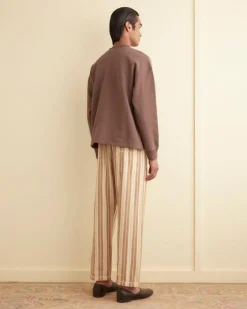 Cut & Sew<BODE Message Crewneck Brown