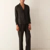 Shirts<BODE Micro Tie Long Sleeve Shirt - Black