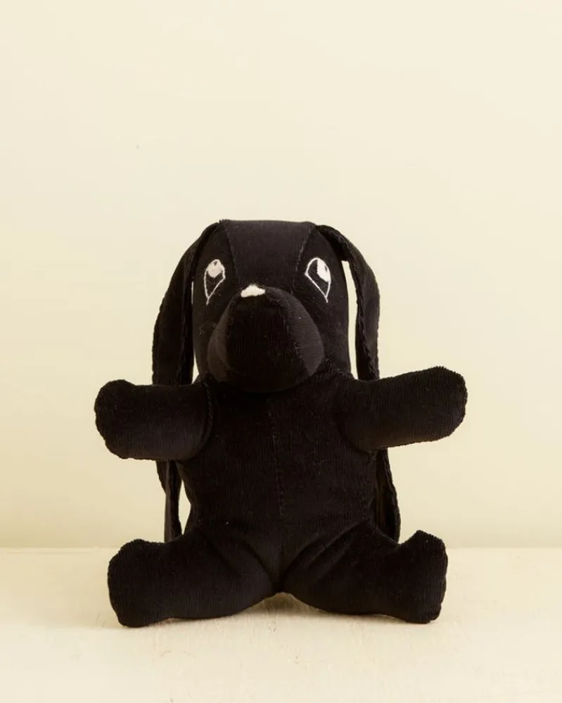 Baby Bode<BODE Midnight Corduroy Stuffed Dog Black