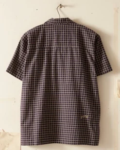 Shirts<BODE Midnight Grid Short Sleeve Shirt