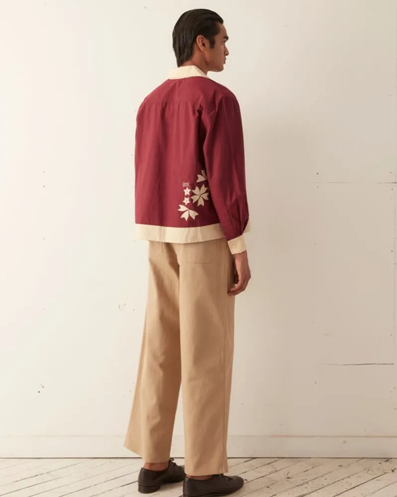 Shirts<BODE Moonflower Applique Long Sleeve Shirt