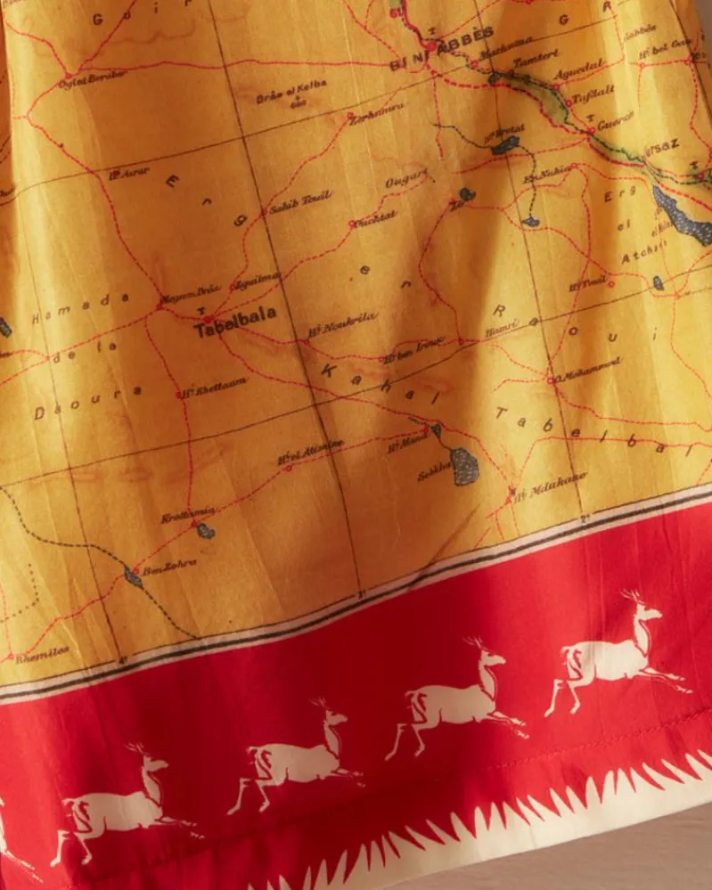 Shorts<BODE Morocco Map Shorts Yellow
