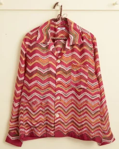Shirts<BODE Mothra Zig-Zag Long Sleeve Shirt