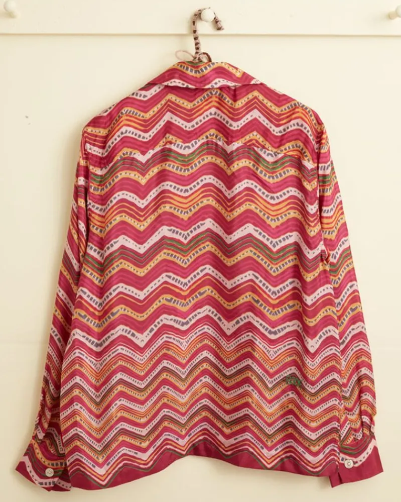Shirts<BODE Mothra Zig-Zag Long Sleeve Shirt