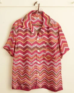 Shirts<BODE Mothra Zig-Zag Short Sleeve Shirt