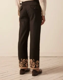 Trousers & Pants<BODE Myrtle Flower Trousers