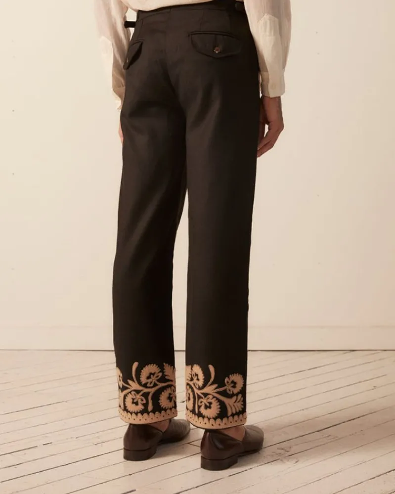 Trousers & Pants<BODE Myrtle Flower Trousers