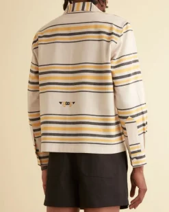 Shirts<BODE Namesake Stripe Long Sleeve Shirt Ecru/Multi