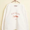 Cut & Sew<BODE New England Crewneck - White