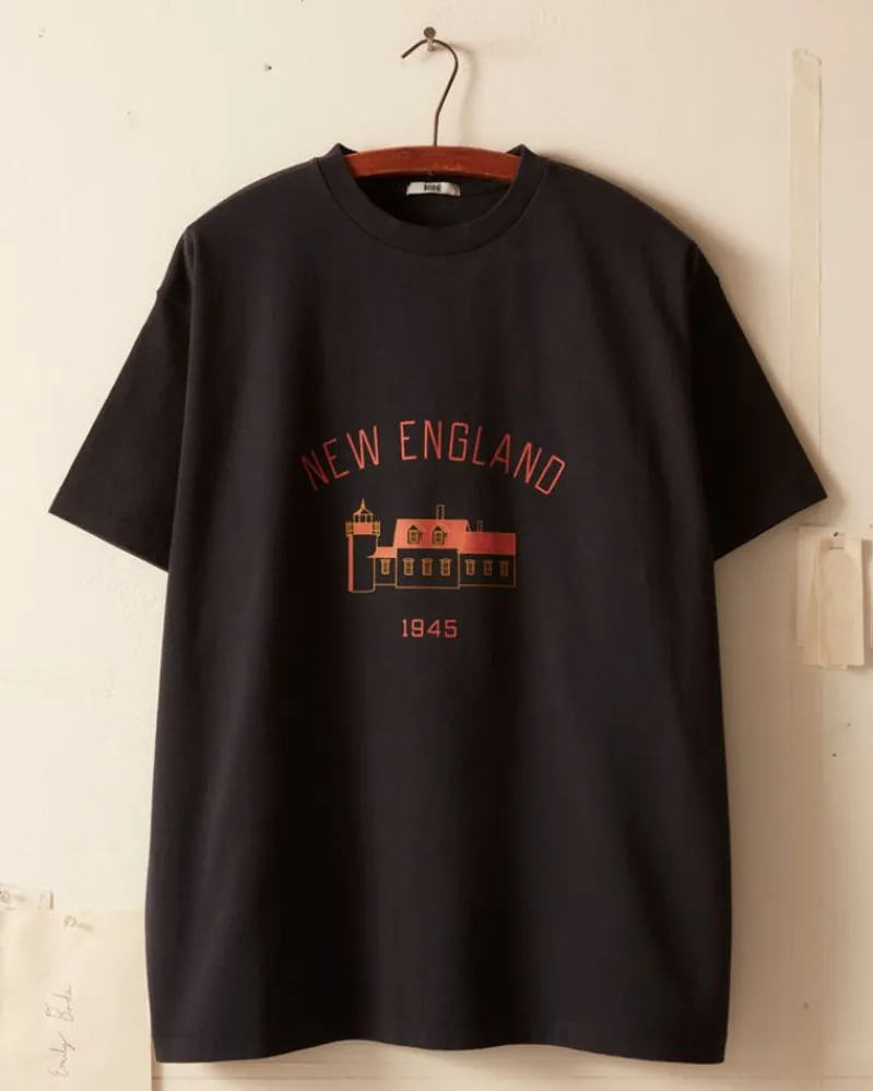 Cut & Sew<BODE New England Tee - Midnight