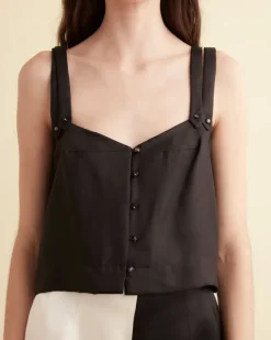 Tops<BODE Night Moon Tank Black