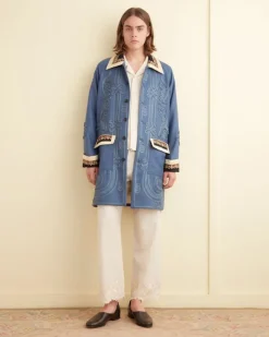 Outerwear<BODE Nobleman Coat Periwinkle