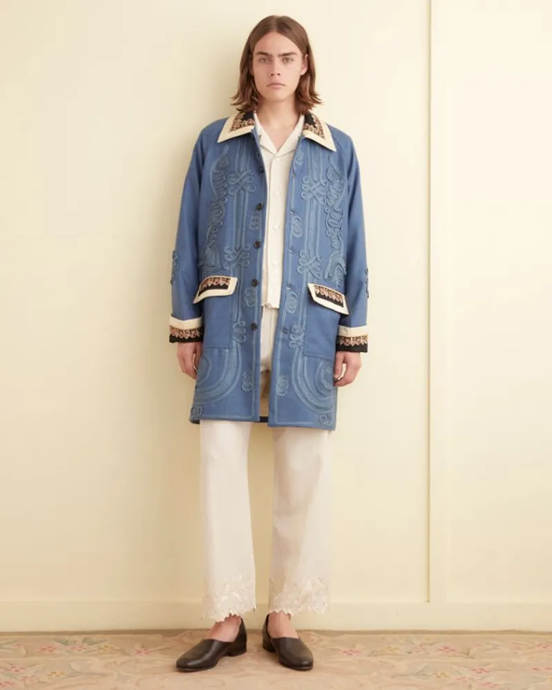 Outerwear<BODE Nobleman Coat Periwinkle