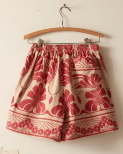 Shorts<BODE Nouveau Monstera Shorts Red