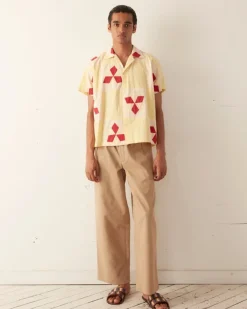 Shirts<BODE Novel Star Quilt Short Sleeve Shirt