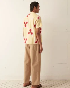 Shirts<BODE Novel Star Quilt Short Sleeve Shirt