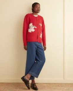 Knitwear<BODE Novelty Prose Cardigan Red