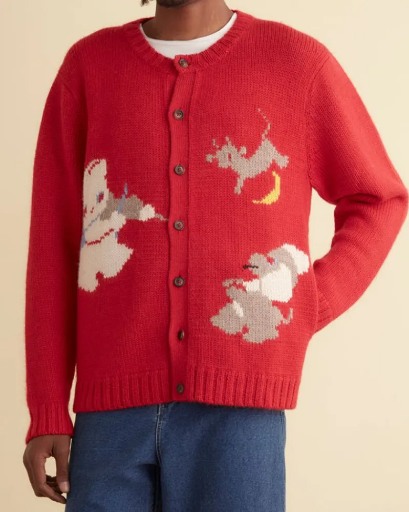 Knitwear<BODE Novelty Prose Cardigan Red