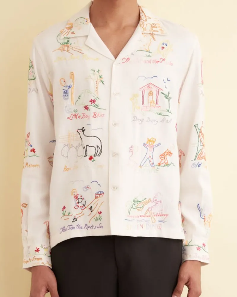 Shirts<BODE Nursery Rhyme Long Sleeve Shirt Multi