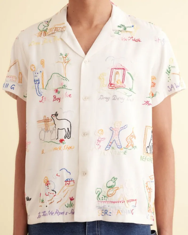 Shirts<BODE Nursery Rhyme Short Sleeve Shirt Multi