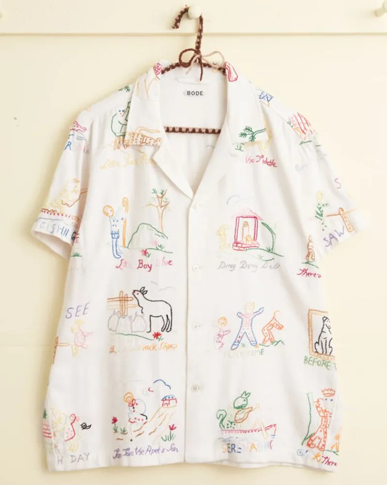 Shirts<BODE Nursery Rhyme Short Sleeve Shirt Multi
