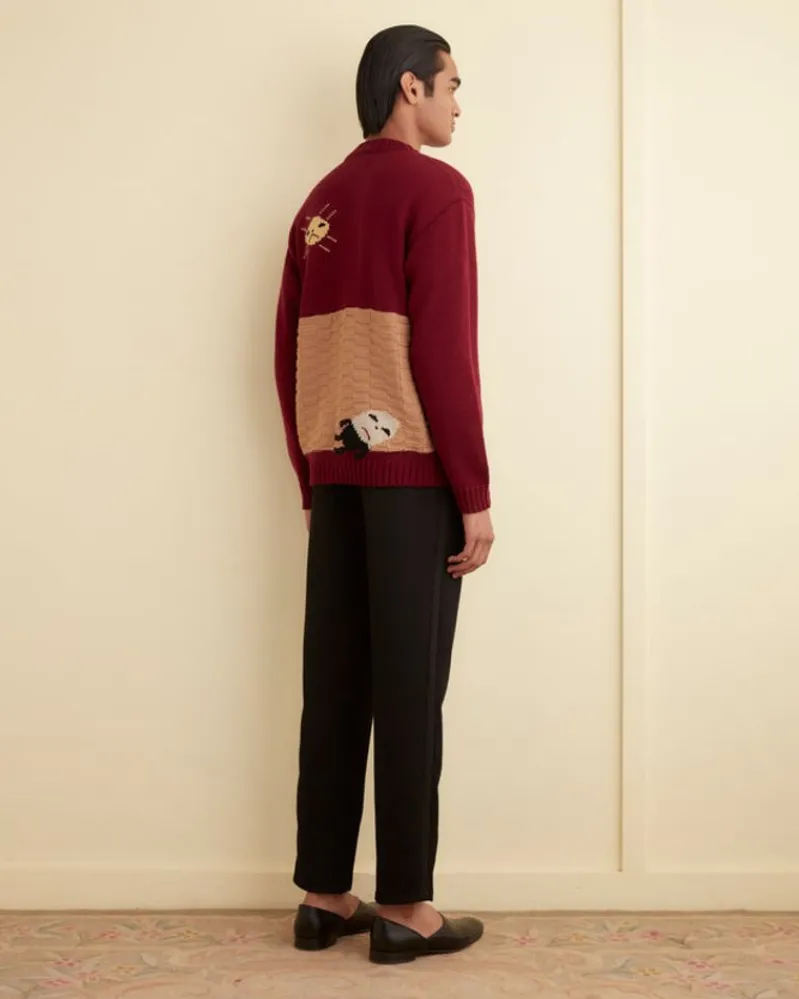Knitwear<BODE Nursery Rhyme Sweater Maroon