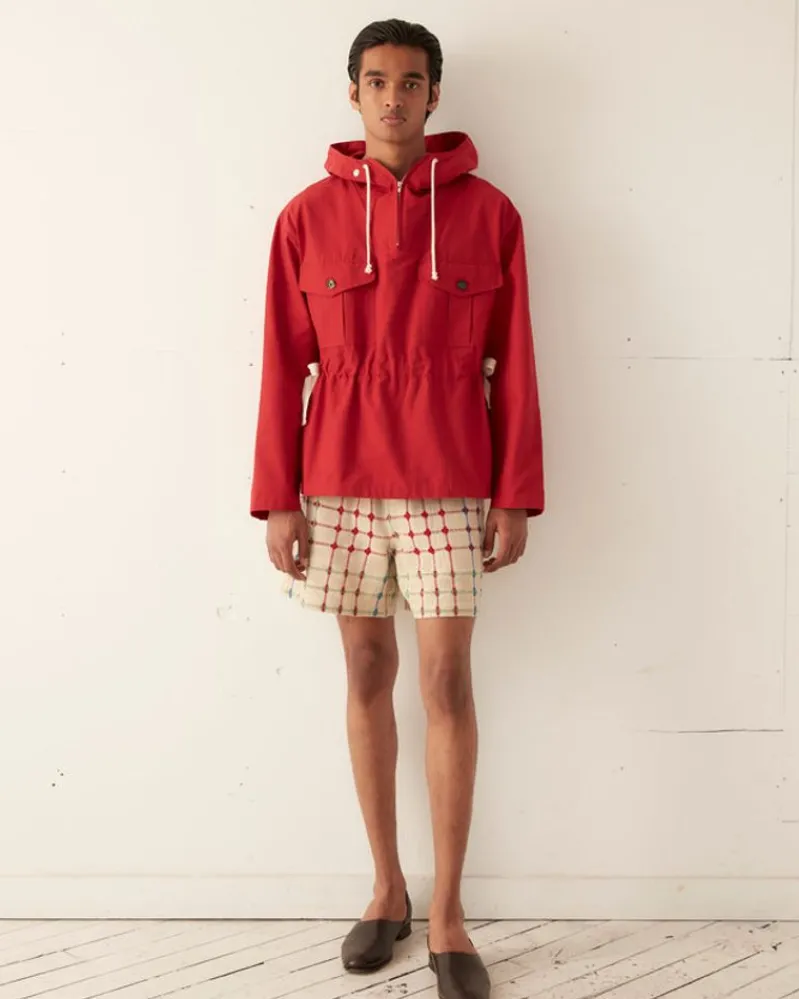 Outerwear<BODE Nylon Tie Anorak - Red