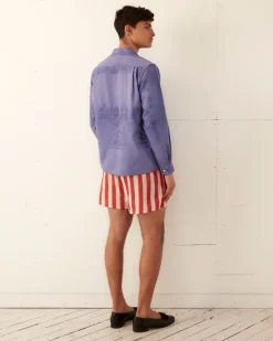 Shirts<BODE One-Of-A-Kind Damask Long Sleeve Shirt