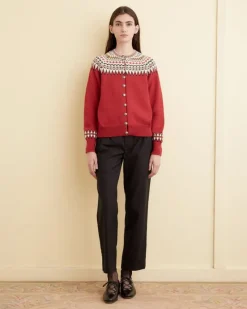 Knitwear<BODE Oslo Cardigan Red