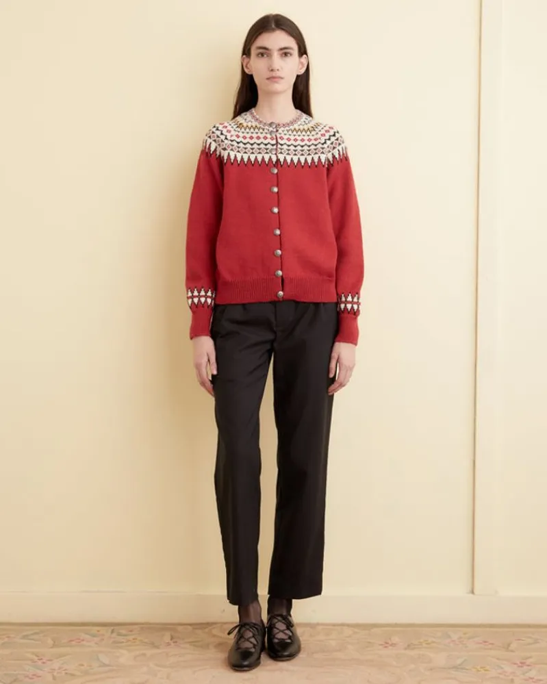 Knitwear<BODE Oslo Cardigan Red