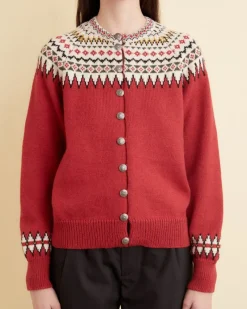 Knitwear<BODE Oslo Cardigan Red