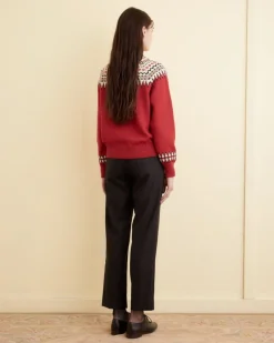 Knitwear<BODE Oslo Cardigan Red