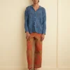 Knitwear<BODE Overdye Crochet Shirt Petrol