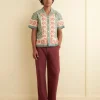 Shirts<BODE Paisley Frame Short Sleeve Shirt