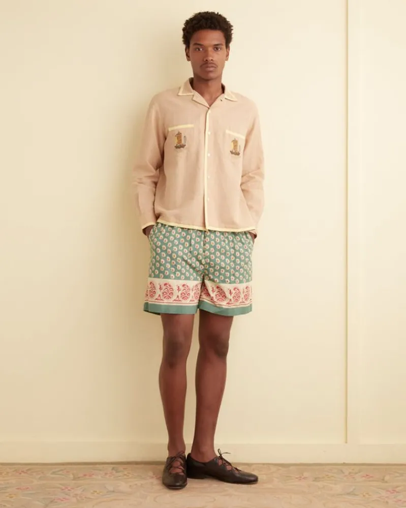 Shorts<BODE Paisley Frame Shorts