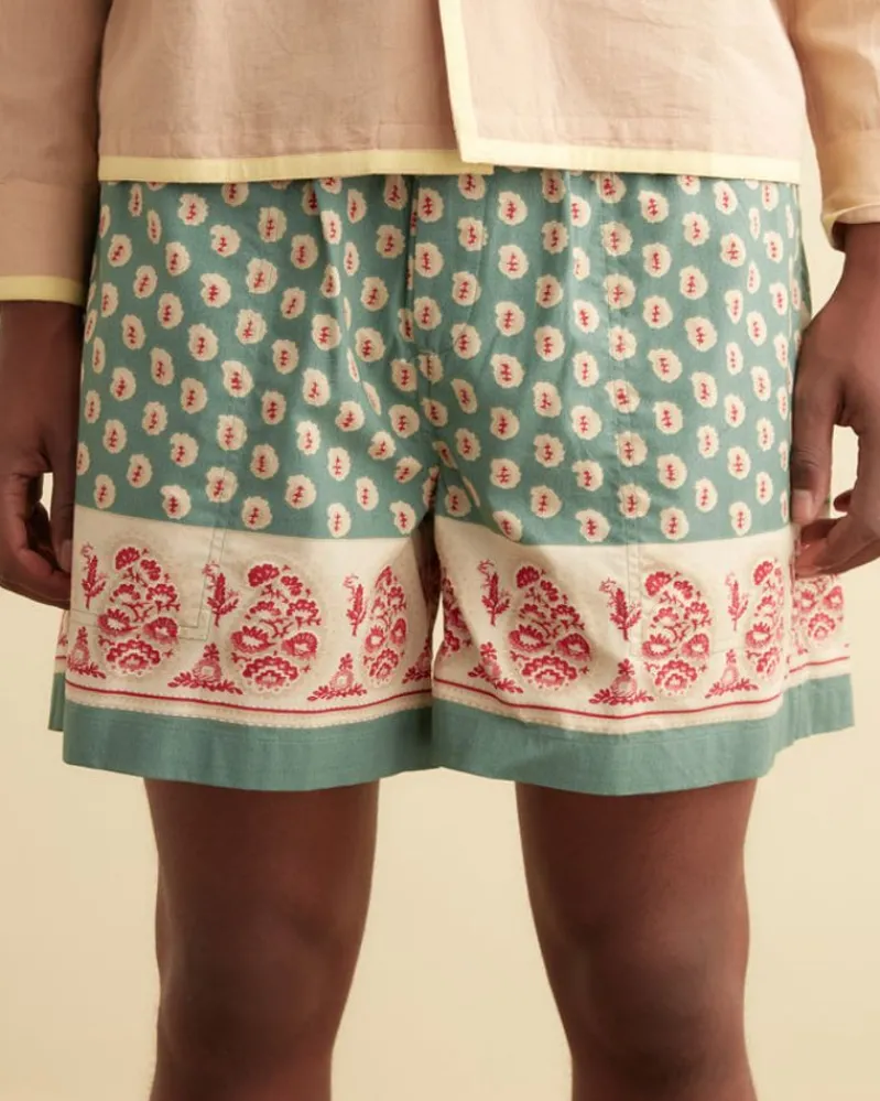 Shorts<BODE Paisley Frame Shorts