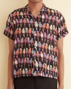Shirts<BODE Parakeet Short Sleeve Shirt