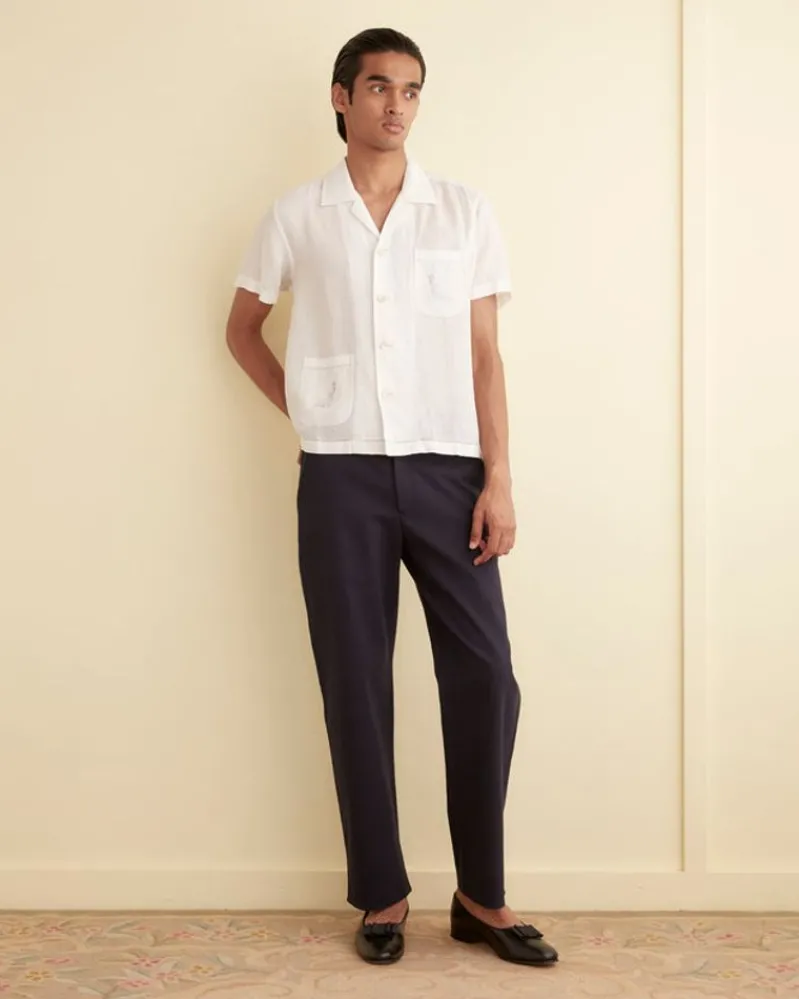 Shirts<BODE Party Trick Short Sleeve Shirt White