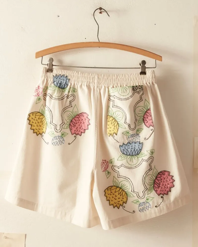 Shorts<BODE Patchwork Lotus Shorts Multi
