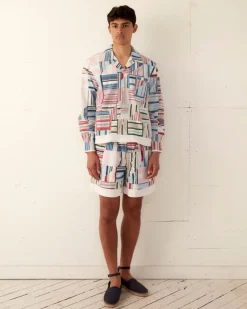 Shorts<BODE Patchwork Oxford Shorts