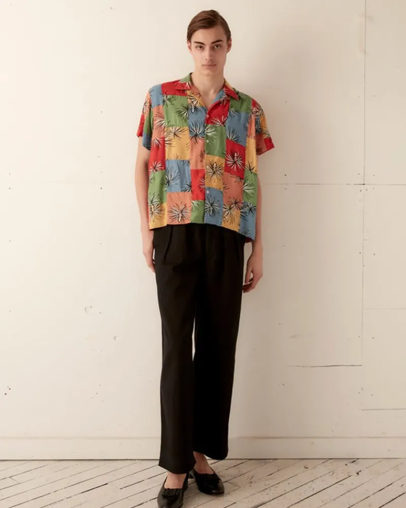 Shirts<BODE Patchwork Tumbleweed Short Sleeve Shirt