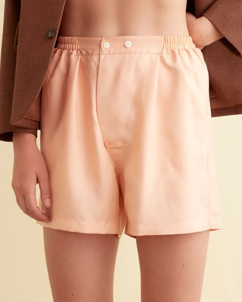 Shorts<BODE Peach Soda Boxer Shorts Pink