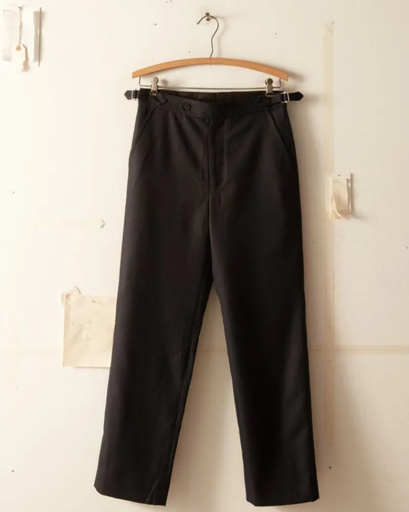Trousers & Pants<BODE Pinstripe Navy Trousers - 28