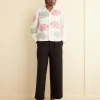 Shirts<BODE Piscine Applique Long Sleeve Shirt White/Multi